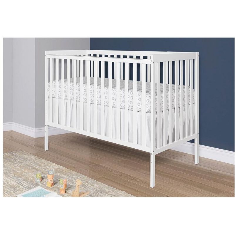Dream On Me Greenguard Gold & JPMA Certified Synergy 5 in 1 Convertible Crib, White, 5 of 15