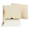 Smead End Tab Fastener File Folder with Full Pocket, Reinforced Straight-Cut Extended Tab, 2 Fasteners, Letter Size, Manila (34101) - 2 of 2