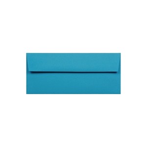 JAM Paper #10 Business Envelope 4 1/8" x 9 1/2" Blue 25/Pack (15861) - 1 of 4