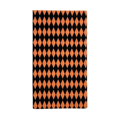 Jollity & Co. - Check It! Halloween Harlequin Check Guest Napkins - Pack of 16 Paper Napkins