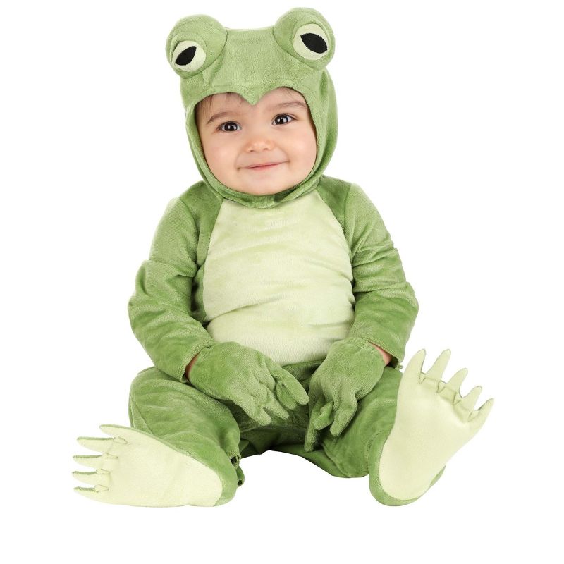 HalloweenCostumes.com Deluxe Frog Infant Costume., 1 of 3
