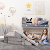 Nasitip 12 Piece Kids Couch, Star Modular Baby Sofa Glow In The Dark, Toddler Play Couch for Playroom Furniture, Sectional Couch for Children - 4 of 4