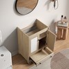 Racxily Bathroom Vanity Sink Base Wooden Material Ready-to-Assemble Bathroom Cabinet 24" Width - 3 of 4
