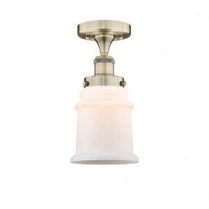 Canton - 1 Light Semi-Flush Mount In Industrial Style-11 Inches Tall and 6 Inches Wide - 1 of 1