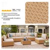 UPHA 7-Piece Rattan Patio Sofa Conversation Set with Cushions - 4 of 4