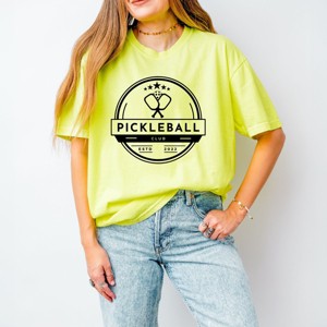 Simply Sage Market Pickleball Club Garment Dyed Tee - 1 of 4