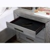 NicBex Nightstand with 3 Drawers,1pc Side Table with Wood Frame,Bedside Table for Bedroom,Living Room - 4 of 4