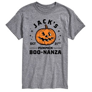 Men's - Instant Message - Jacks Pumpkin Boonanza Short Sleeve Graphic T-Shirt - 1 of 4