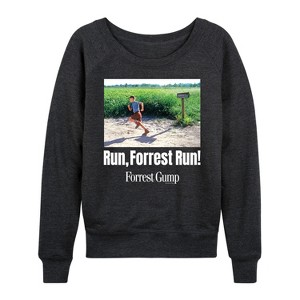 Women's - Forrest Gump - Run Forrest Run Lightweight French Terry Slouchy - 1 of 4
