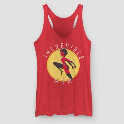 Women's Disney Incredible Mom Graphic Tank Top - Red