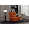 270° Swivel Glider Recliner Chair with Power Recline, USB & Type-C Charging Ports, Bluetooth Speaker, Hidden Arm Storage, and Atmosphere Lamp - 3 of 4