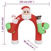 vidaXL Christmas Decoration Holiday Inflatable Arch Gate Decoration with LEDs - 3 of 4