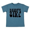 The Juniper Shop Daddy's Girl Wavy Toddler Short Sleeve Tee - 2 of 4