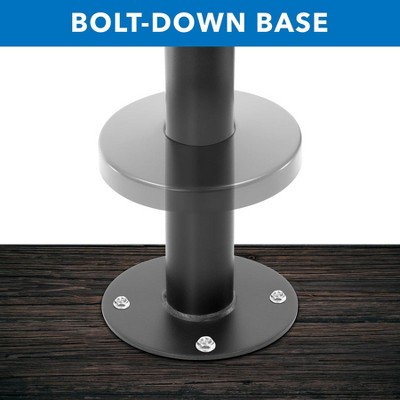 Black Adjustable POS Monitor Mount with Cable Management