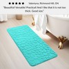 Evideco French Home Goods 3D Pebble Memory Foam Bath Mats - Bath Mat, Runner Mat, and Contour Mat Available in 10 Colors - 3 of 4