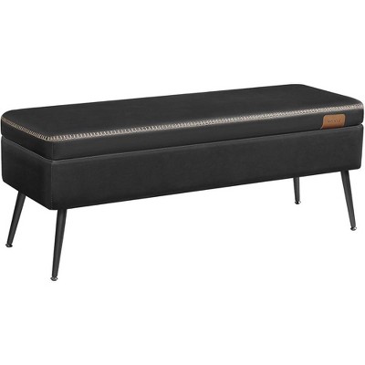 Vasagle Ekho Collection - Storage Ottoman Bench, Entryway Bedroom Bench ...