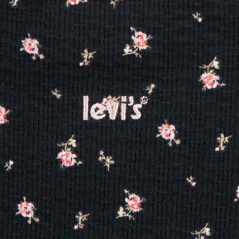 Levi's® Girls' Ruffle Hem Short Sleeve T-Shirt - Black, 3 of 5