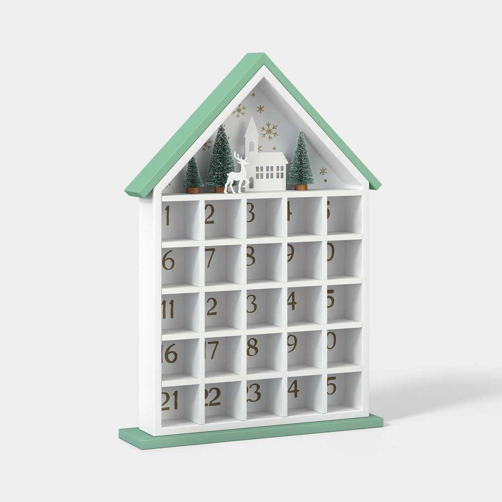 Christmas Wood Advent Calendars White - Wondershop™