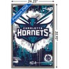Trends International NBA Charlotte Hornets - Maximalist Logo 23 Framed Wall Poster Prints - 3 of 4
