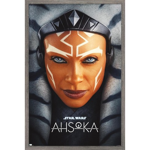 Trends International Star Wars: Ahsoka - One Sheet Framed Wall Poster Prints  Barnwood Framed Version 22.375 X 34 : Target