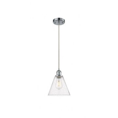 Berkshire - 1 Light Mini Pendant In Industrial Style-11.75 Inches Tall and 8 Inches Wide