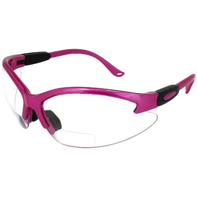 pink frame | clear bifocal 1.5 lens