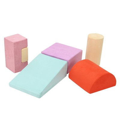 Foam Climbing Blocks for Toddlers, Waterproof Toddler Climbing Toys, Baby Jungle Gym Indoor Lightweight, Foam Play Gym 6PCS