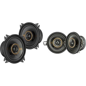 Kicker 51KSC404 KS-Series 4" Coaxial Speakers with .5" tweeters w/ 51KSC3504 3.5" Coaxial Bundle - 1 of 4