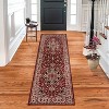 Traditional Vintage Medallion Floral Scroll Indoor Area Rug by Blue Nile Mills - 2 of 4