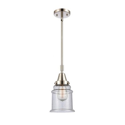 Canton - 1 Light Stem Hung Mini Pendant In Industrial Style-11.13 Inches Tall and 6.5 Inches Wide