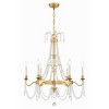 Crystorama Lighting Maizey 6 - Light Chandelier in  Antique Gold - 4 of 4