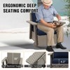 EAGLE PEAK Classic 360° Swivel Rocker Patio Chair with Thick Cushions, All-Weather Wicker Outdoor Lounge Glider - 4 of 4