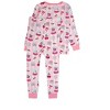 RuffleButts SoftSnooze Girls Holiday Ruffle Long Sleeve Pajama Set - 2 of 2