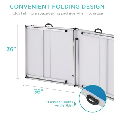 Blue Folding Outdoor Ping Pong Table with Net and Paddles