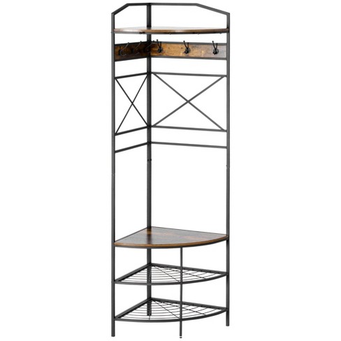 Industrial Shoe Rack, Entryway Organization