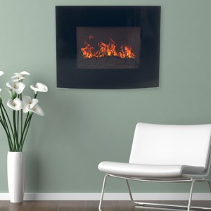 Hasting Home Wall-Mount Electric Fireplace Heater with Remote Control - 1 of 4
