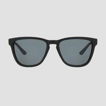Men's Tortoise Shell Print Square Sunglasses - All In Motion™ Black