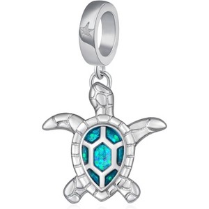 Sterling Silver Cute Animal Charms for Jewelry Making, Highland Cow Dragon Raccoon Whale and More for Bracelets - 1 of 4