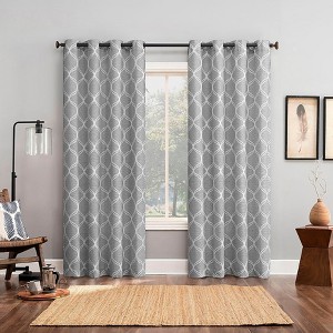 BrylaneHome Sun Zero Tollan 100% Blackout Panel - 1 of 3