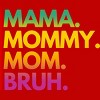 Men's Design By Humans Mother's Day Mama Mommy Mom Bruh Rainbow Text By punsalan Tank Top - 2 of 2