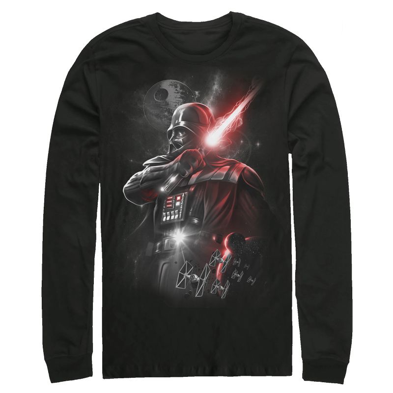 Men's Star Wars Epic Darth Vader Long Sleeve Shirt, 1 of 4