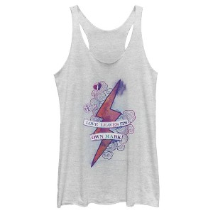 Women's Harry Potter Love Leaves Its Own Mark Racerback Tank Top - 1 of 3