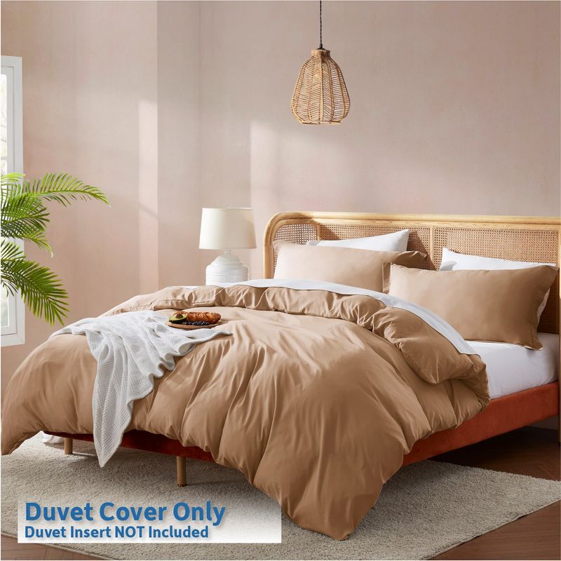 Nestl Soft Double Brushed Microfiber Duvet Cover Set with Button Closure, 3 of 11