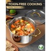 MICHELANGELO Stainless Steel Pots - Induction Pot with Lid, 18/10 Stainless Steel Stock Pot, Non Toxic Cooking Pot, Oven & Dishwasher Safe - 2 of 4