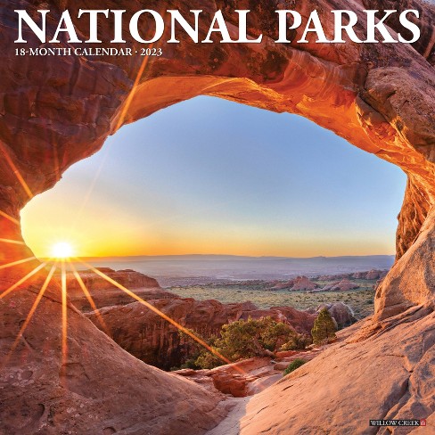 willow-creek-press-2023-wall-calendar-national-parks-target