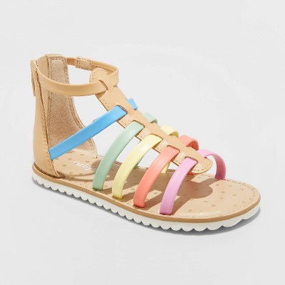 rainbow toddler shoes