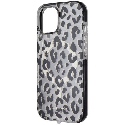 Case Mate licensed - Kate Spade Case for MagSafe for Apple iPhone 15 - City Leopard Black
