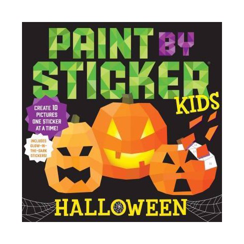 Halloween Make A Face Color Book Sticker Sheets Set : Target