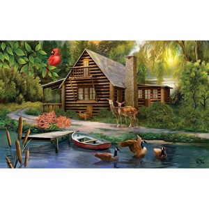 Briarwood Lane Summer Doormat 30x18 Indoor Outdoor Lakeside Cabin For Summer Doormat - 1 of 4