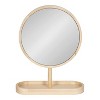 17" x 21" Travis Framed Tabletop Mirror Natural - Kate & Laurel All Things Decor - image 2 of 4